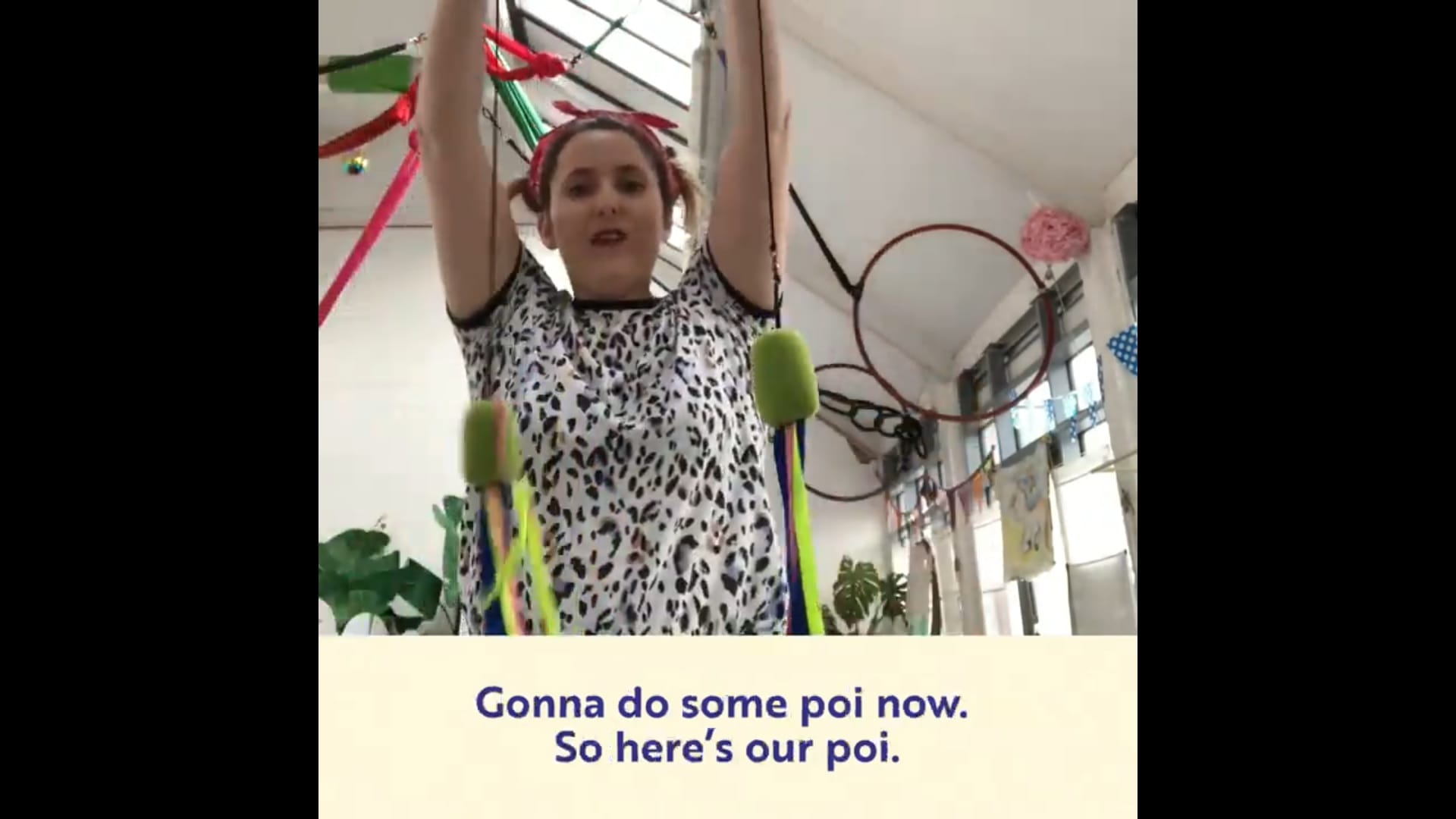 Circus Skills with Poi Socks