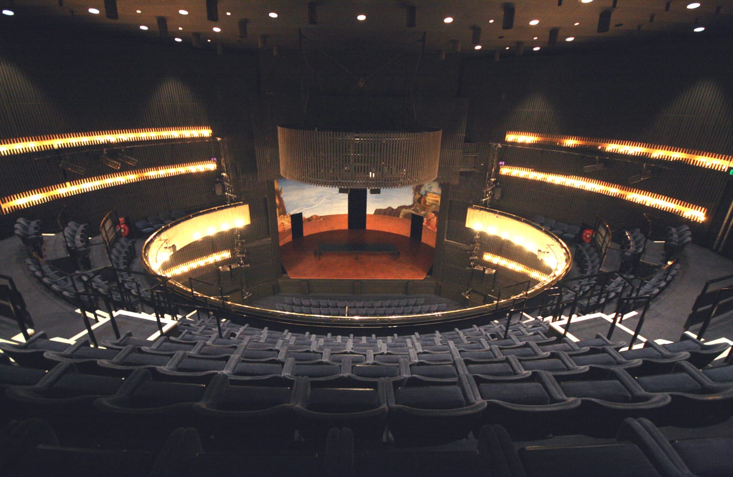 The auditorium viewed from the back of the circle
