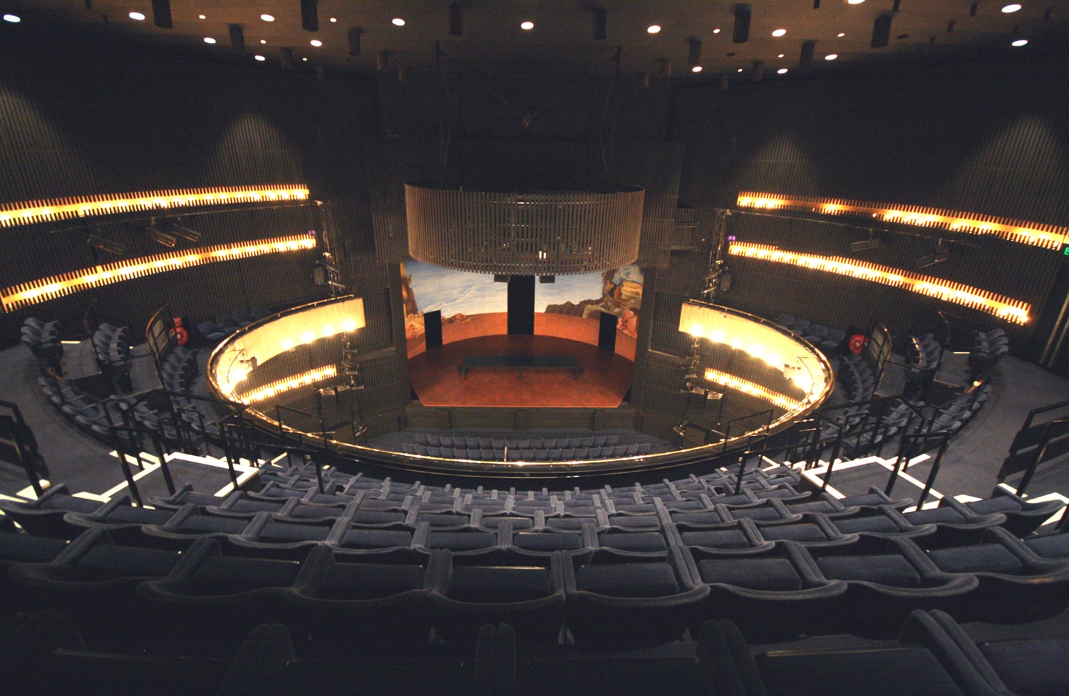 The auditorium viewed from the back of the circle