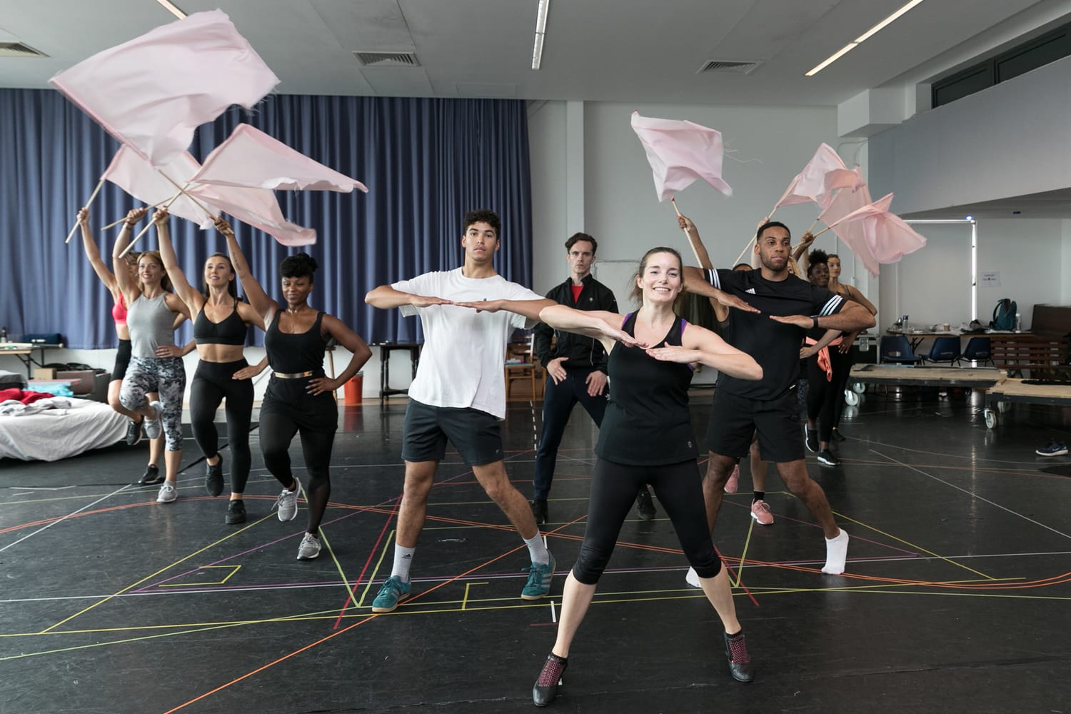 Sweet Charity in Rehearsal, photography by Darren Bell