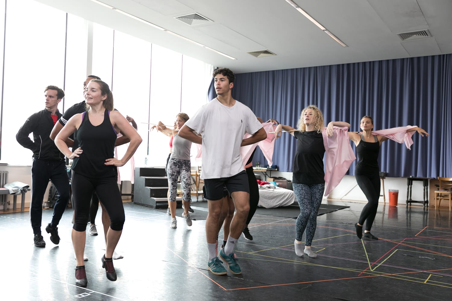 Sweet Charity in Rehearsal, photography by Darren Bell