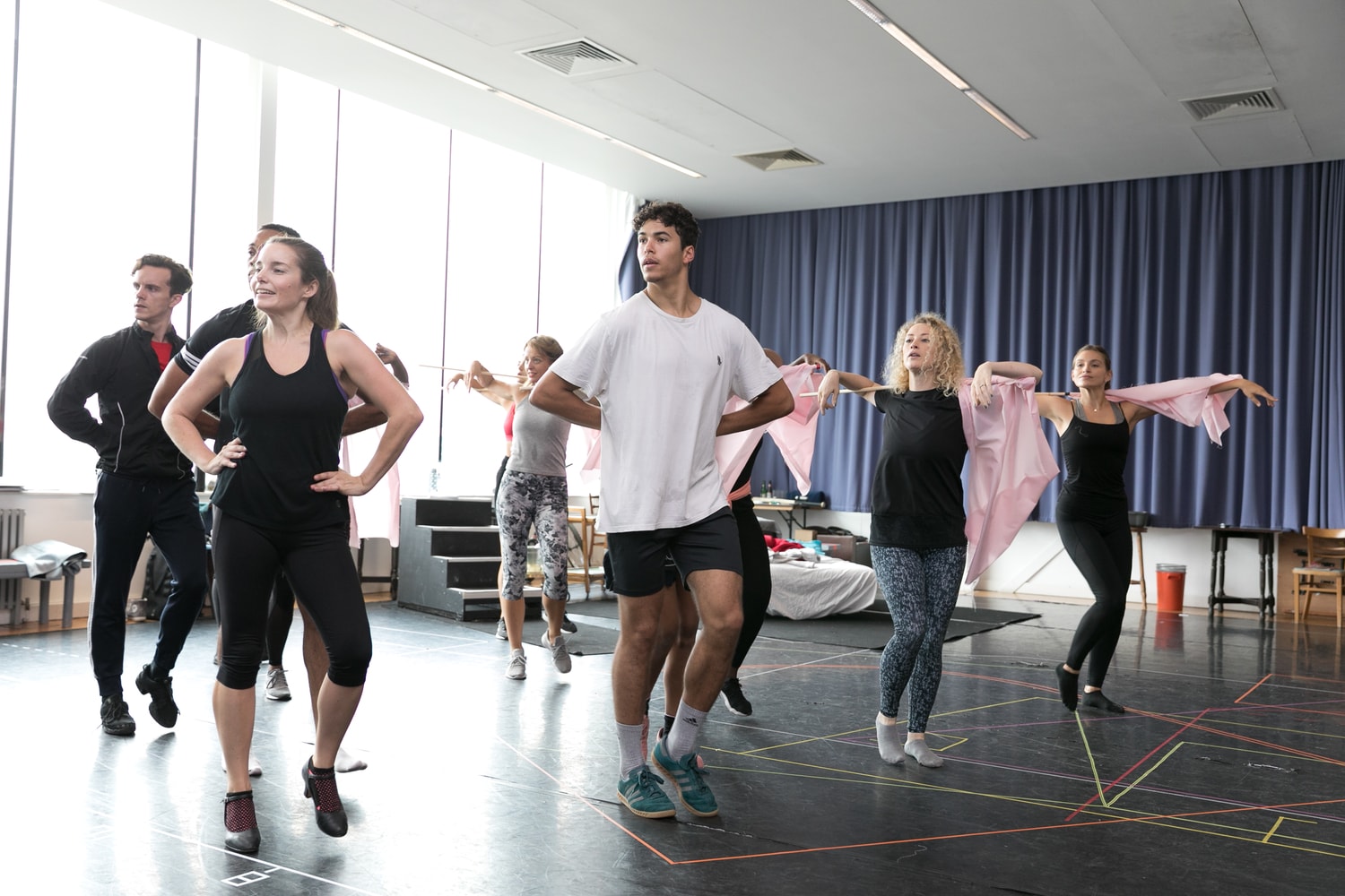 Sweet Charity in Rehearsal, photography by Darren Bell