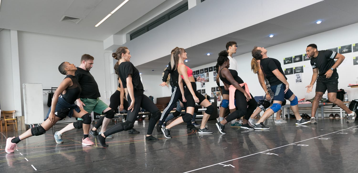 Sweet Charity in Rehearsal, photography by Darren Bell