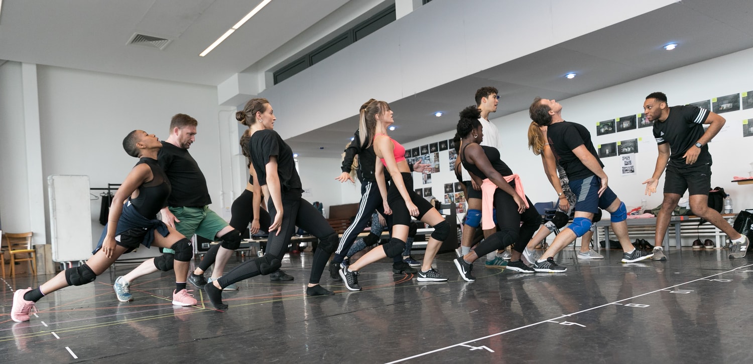 Sweet Charity in Rehearsal, photography by Darren Bell