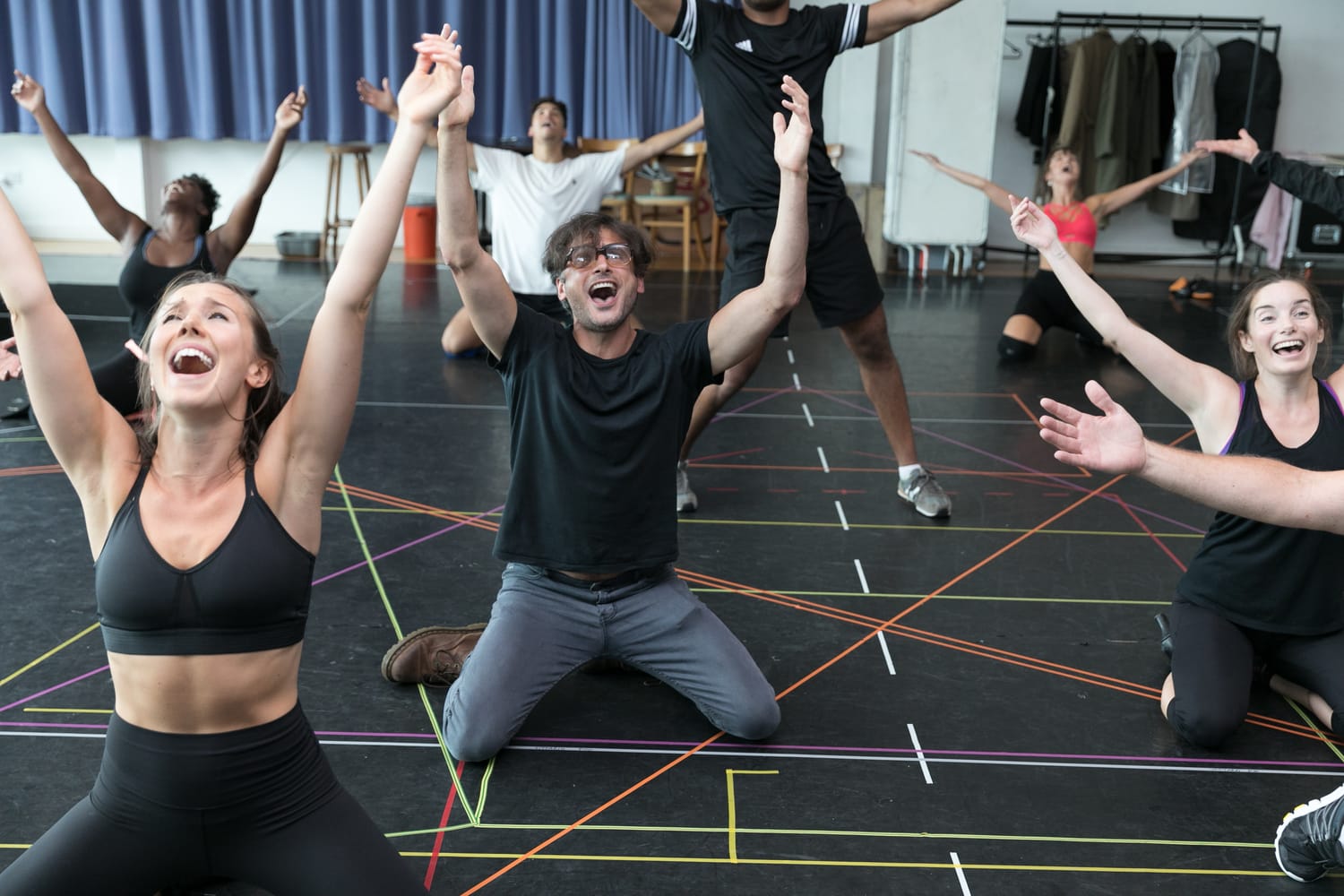Sweet Charity in Rehearsal, photography by Darren Bell