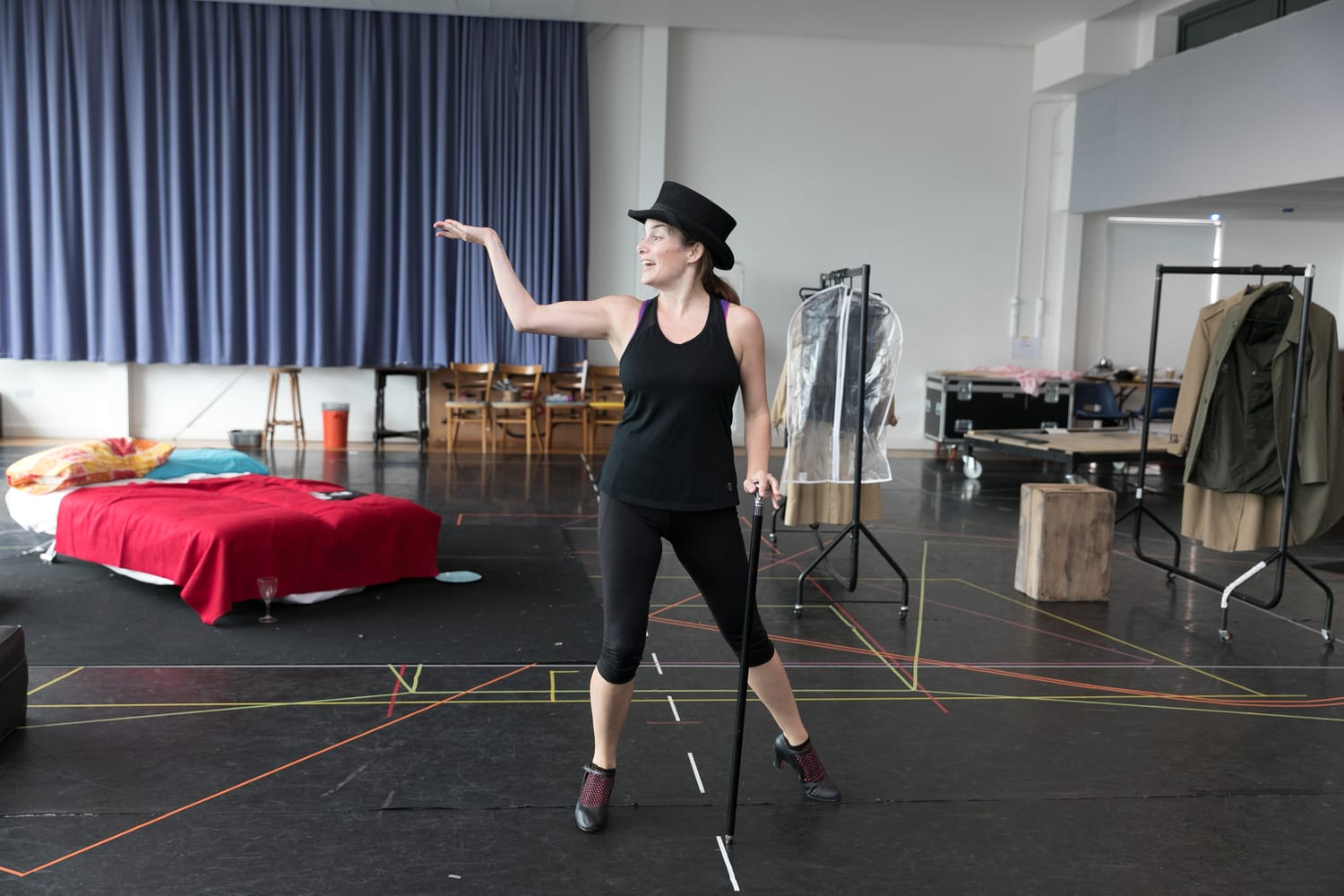 Sweet Charity in Rehearsal, photography by Darren Bell