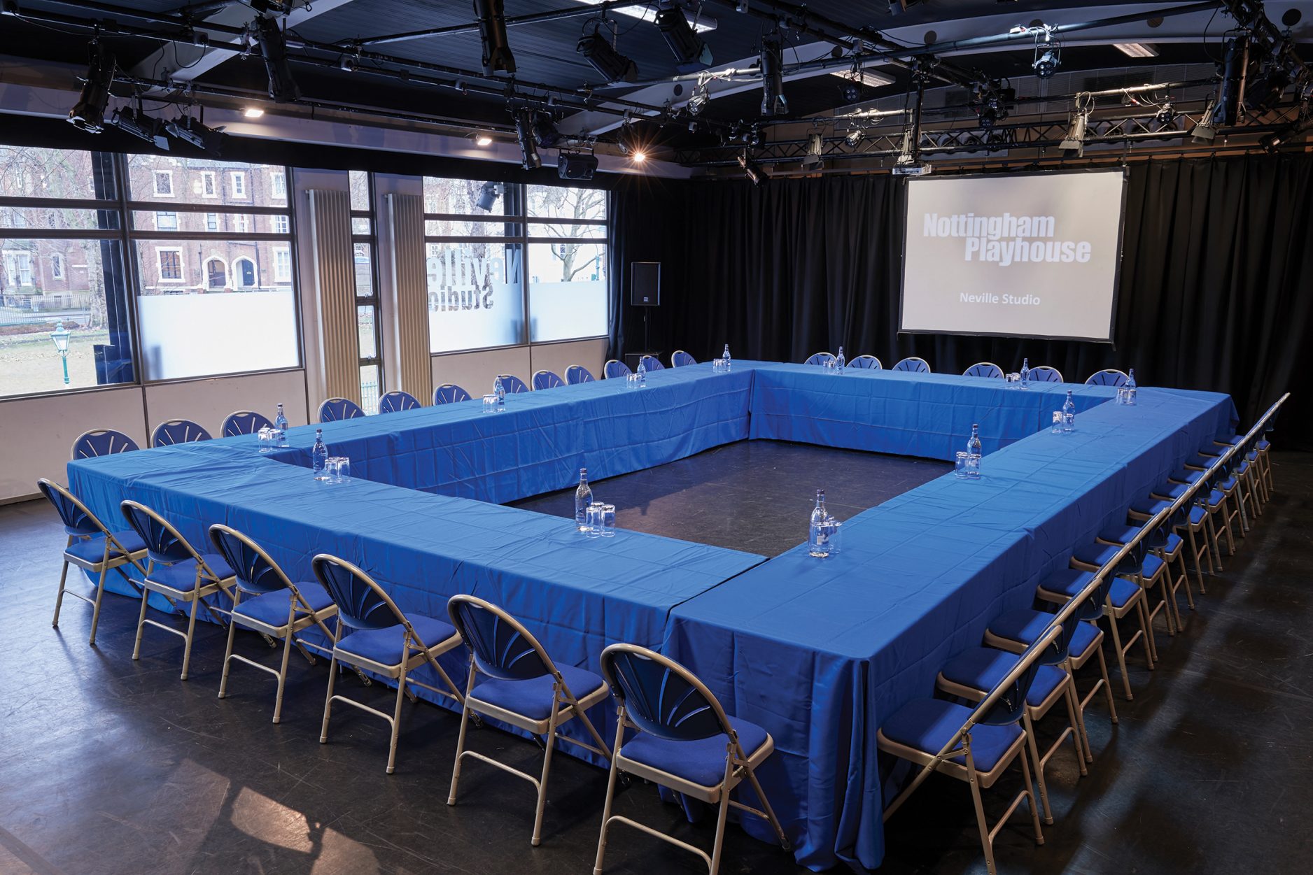 The Neville Studio, boardroom layout
