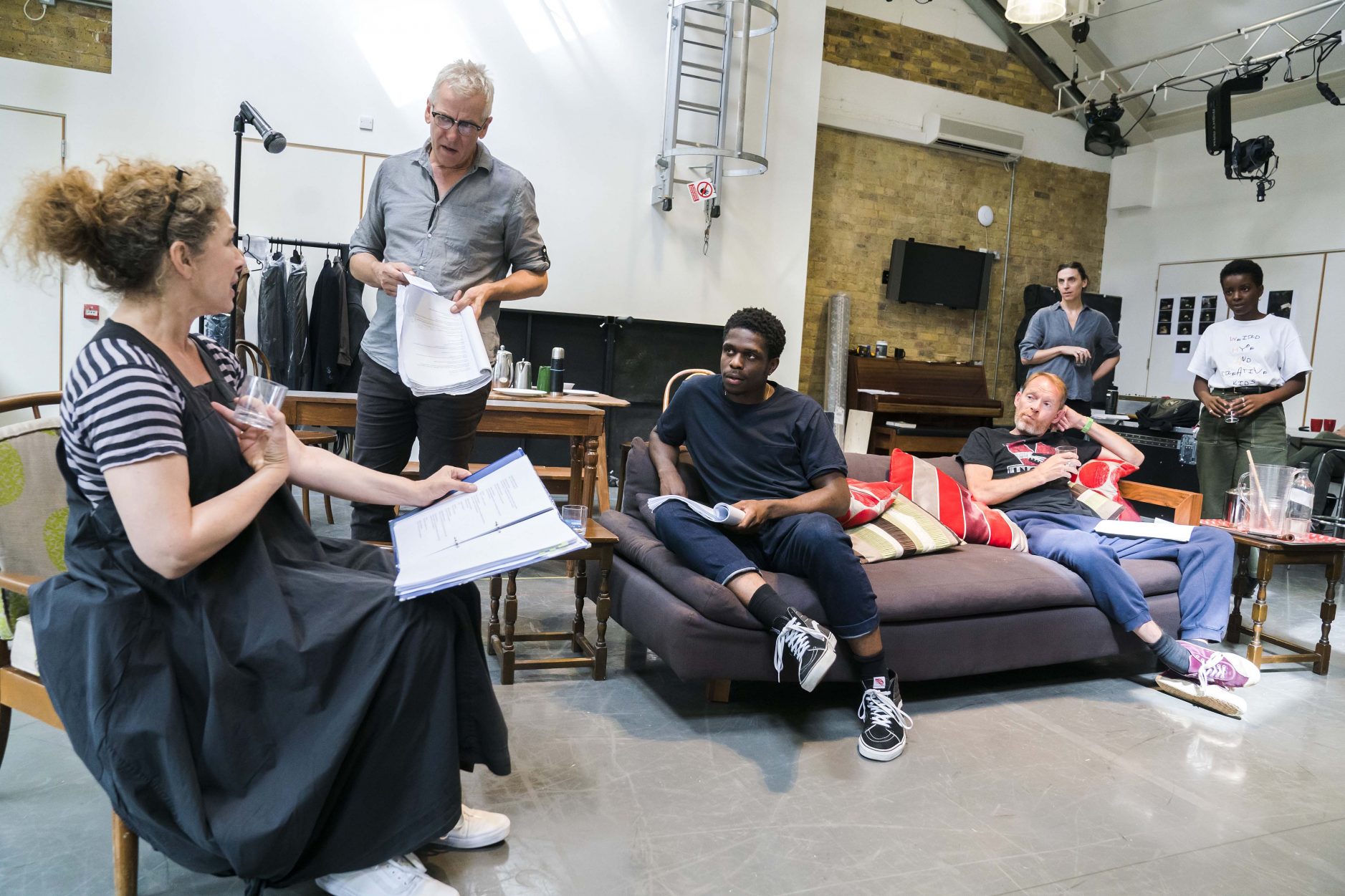 An Enemy Of The People in Rehearsal, photography by Tristram Kenton