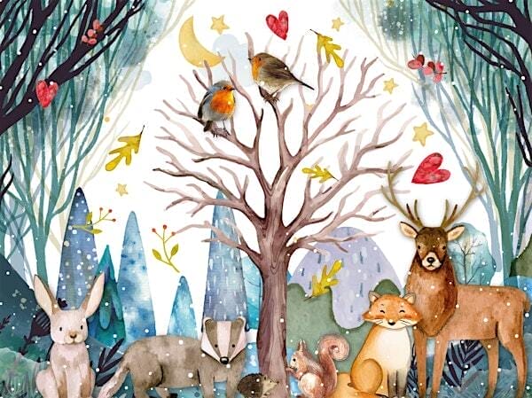 The Magical Major Oak: Winter and the Sparkling Snow