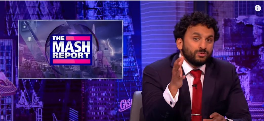 A clip from The Mash Report