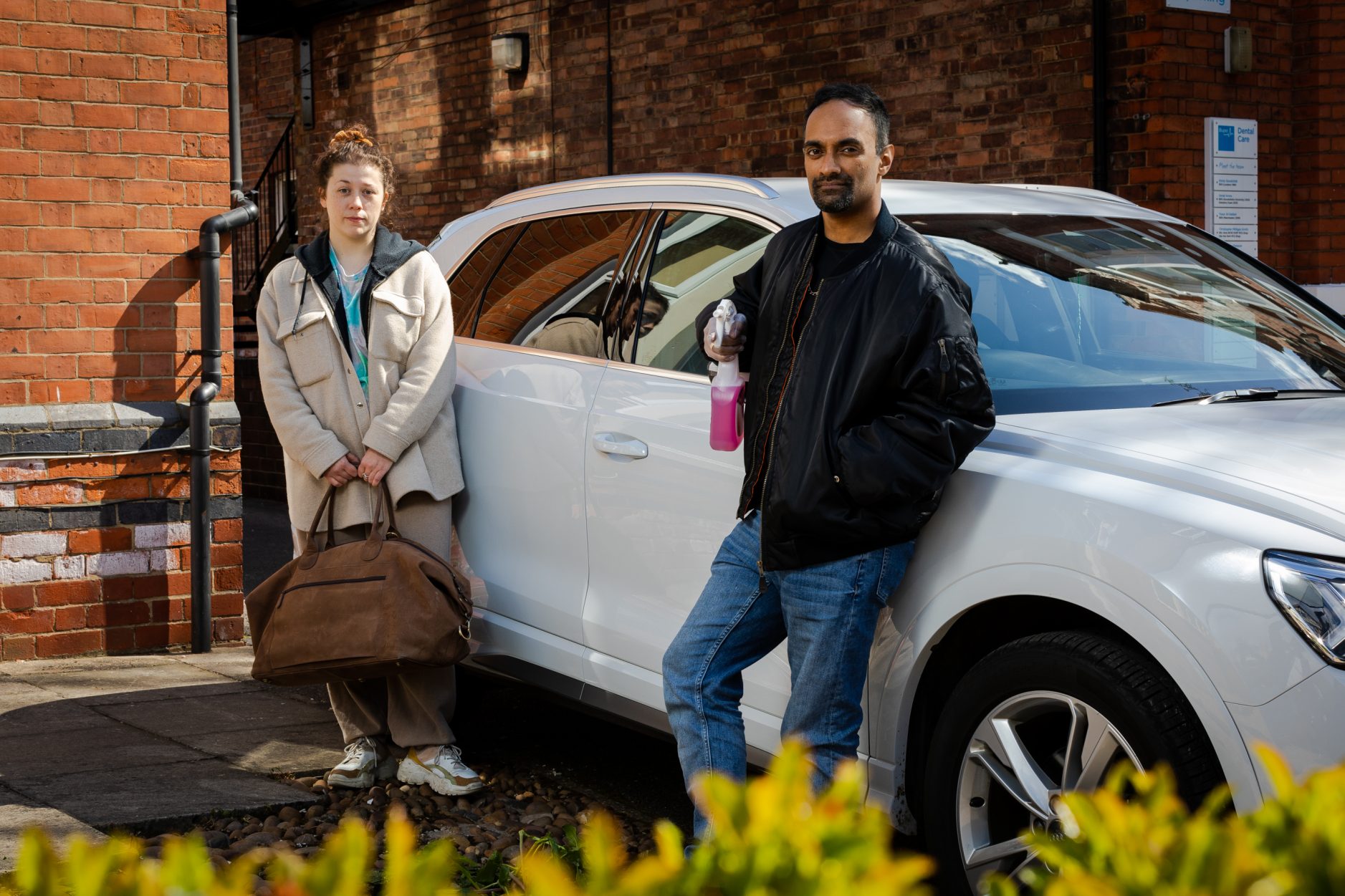 Jessica Temple and Esh Alladi in Pimp my Ride. Photo Credit: Tom Wren