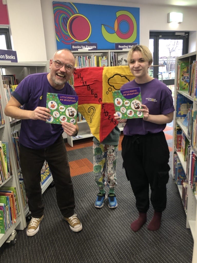 Leaders Simon and Abbey