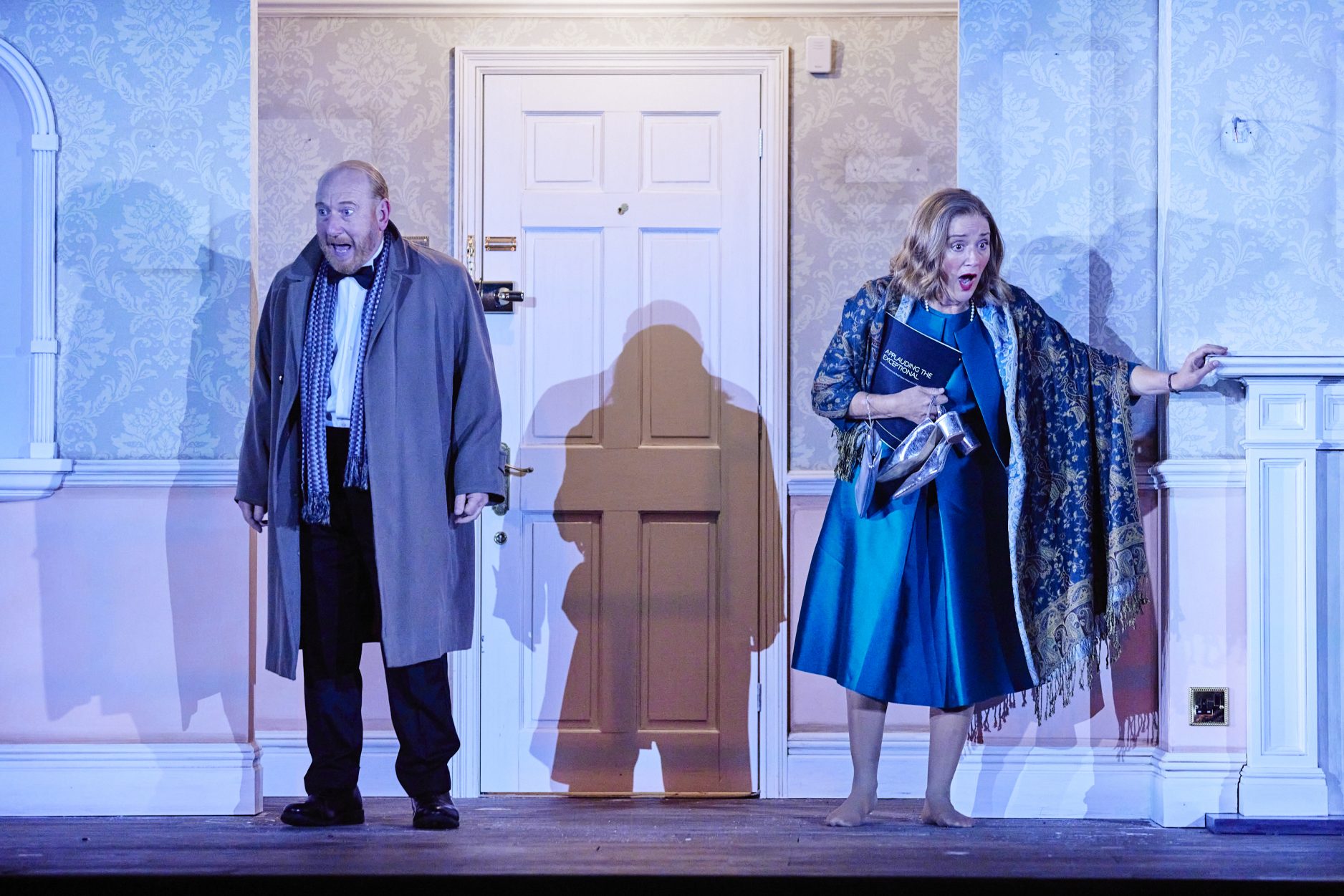 Adrian Scarborough & Sophie Thompson in The Clothes They Stood Up In