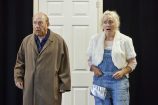 Adrian Scarborough & Sophie Thompson in rehearsal for TCTSUI 
