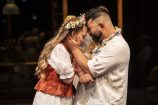 ClaireWetherall and Richard Peralta in Much Ado About Nothing