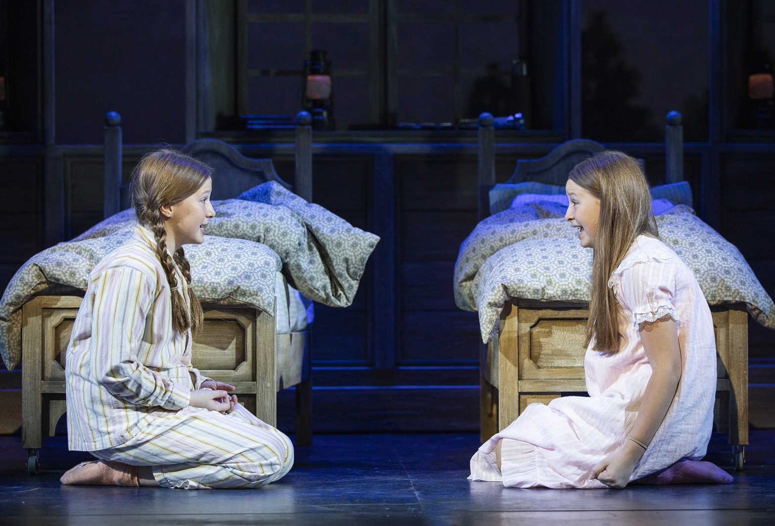 Emme Patrick and Eden Patrick in Identical.(Photo: Pamela Raith) 