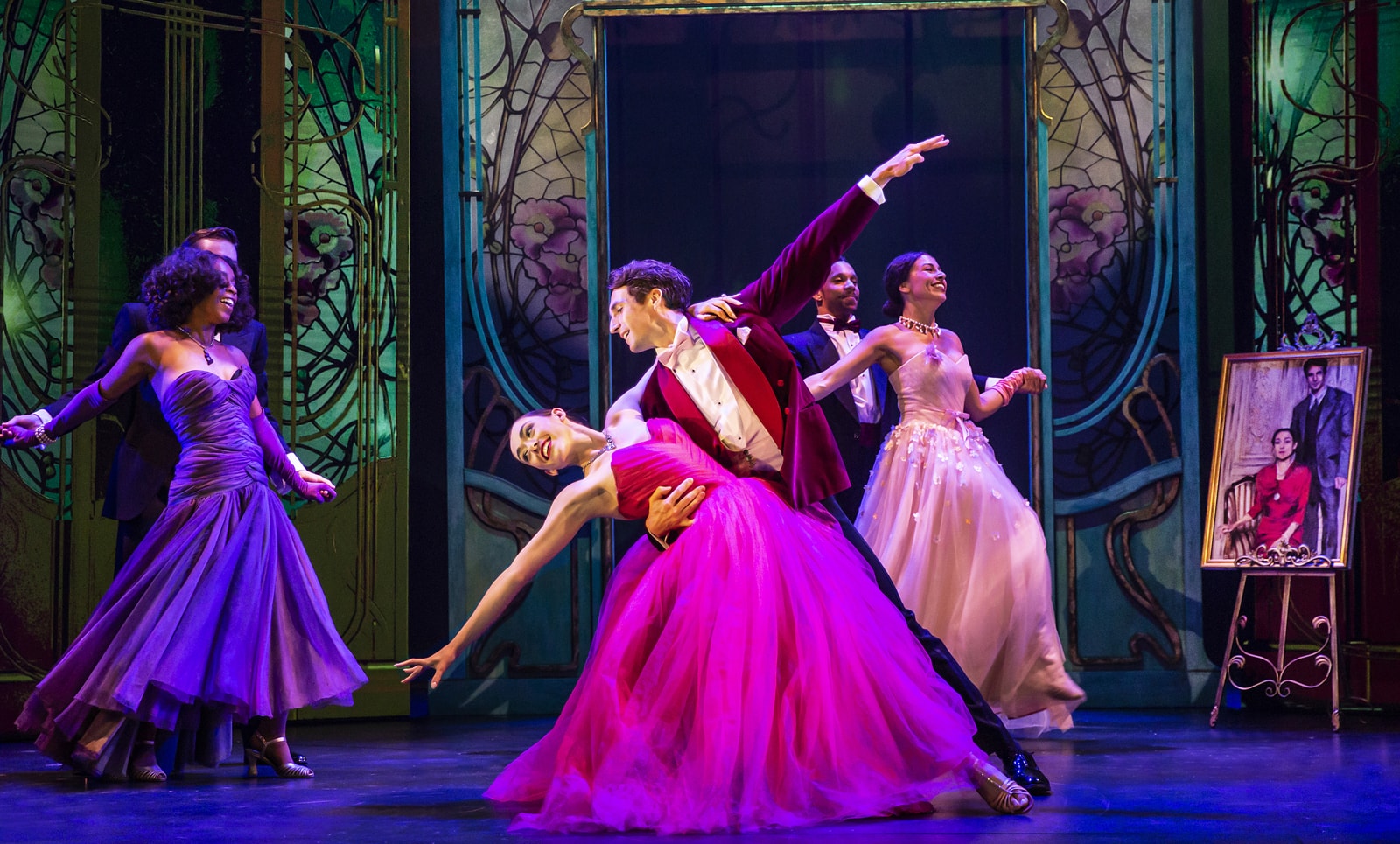 Rutendo Mushonga, Gabrielle Lewis-Dodson, James Darch, Rico Bakker and Paige Fenlon in Identical. (Photo: Pamela Raith) 