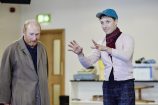 Ned Costello in rehearsal for TCTSUI © Nottingham Playhouse