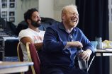 Adrian Scarborough in rehearsal for TCTSUI © Nottingham Playhouse 