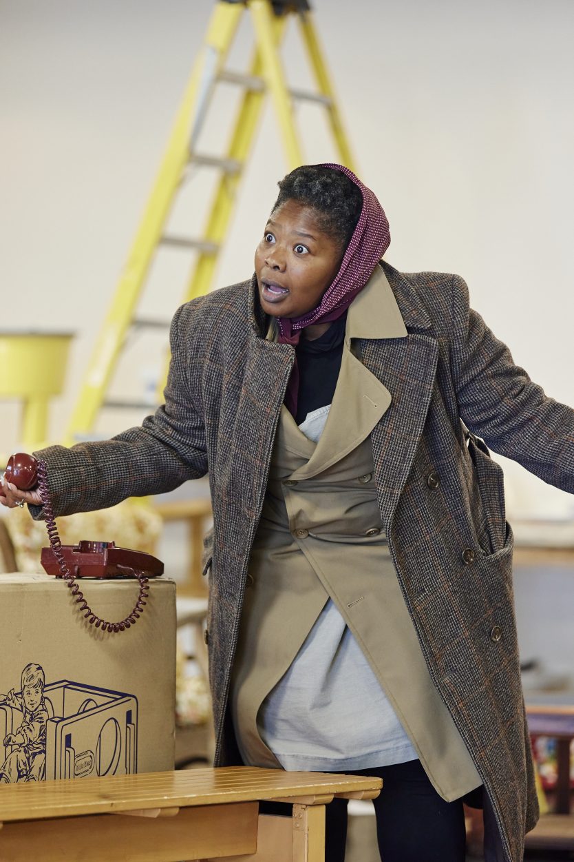 Natasha Magigi in rehearsal for TCTSUI © Nottingham Playhouse 