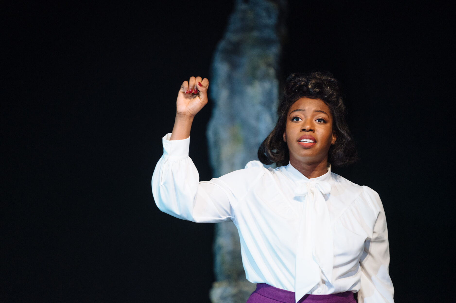 Aminita Francis as Henreitta Lacks (photo Helen Murray)