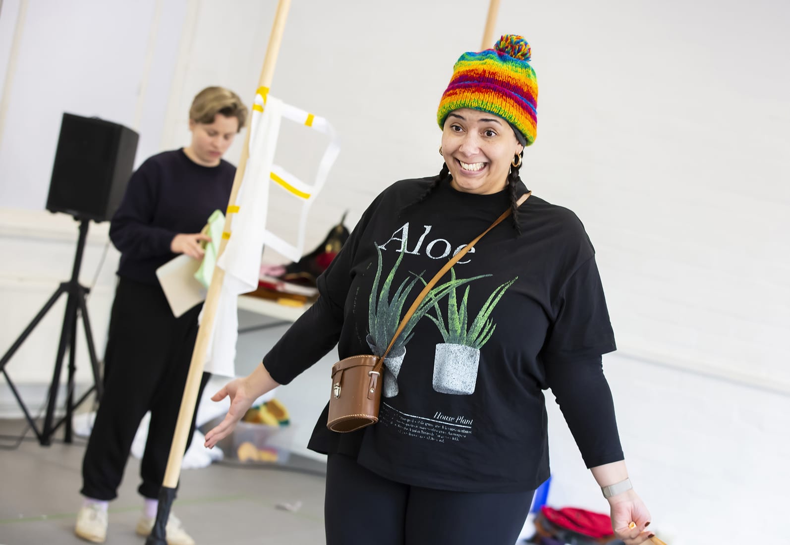 Maya Thompson in rehearsal for Hansel and Gretel.