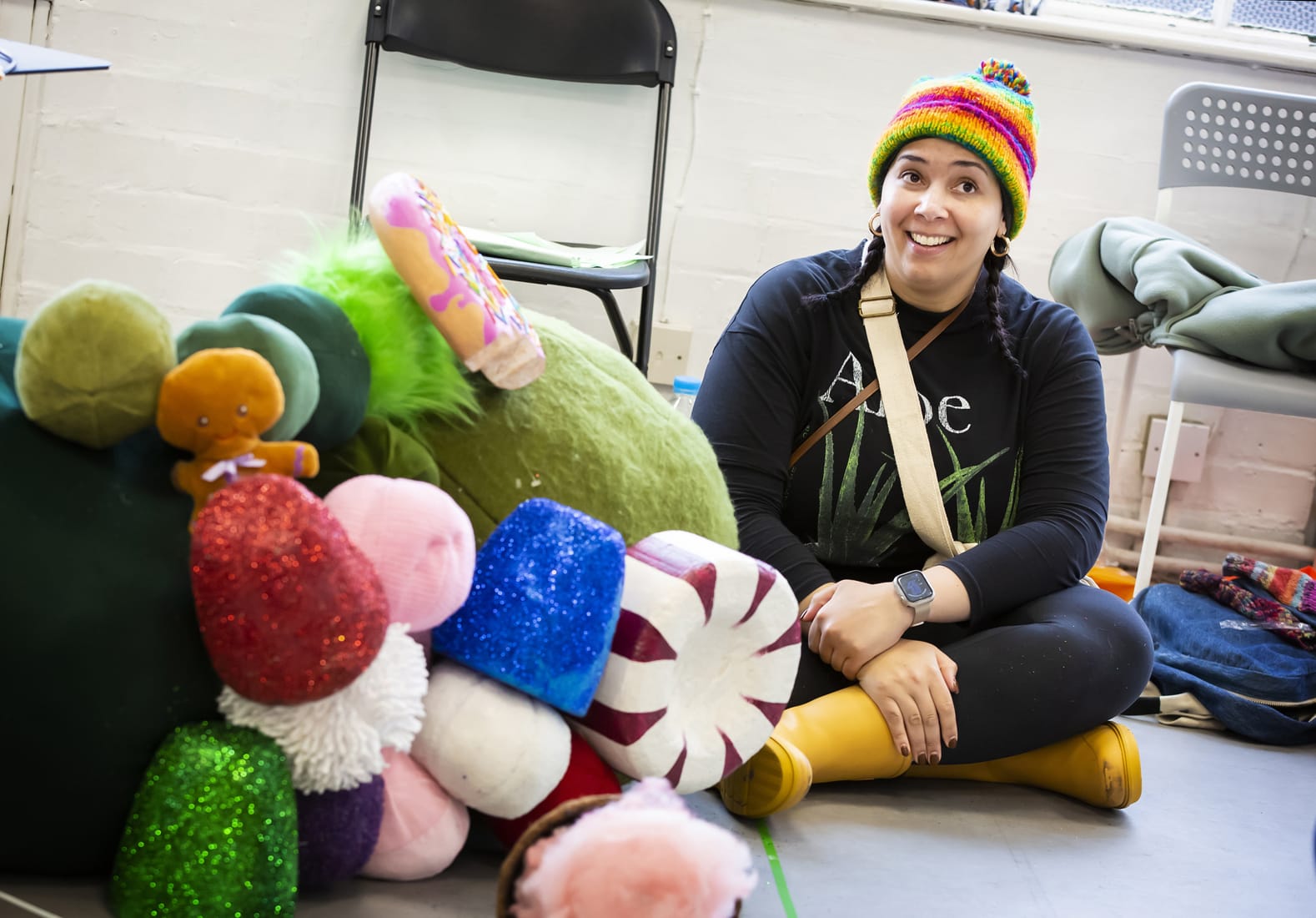 Maya Thompson in rehearsal for Hansel and Gretel.