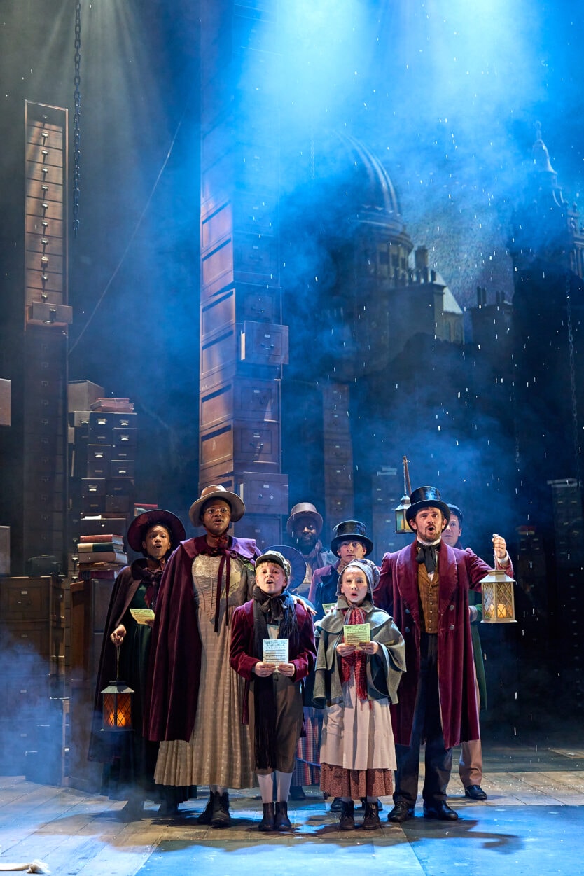 The cast of A Christmas Carol. Photo by Manuel Harlan.