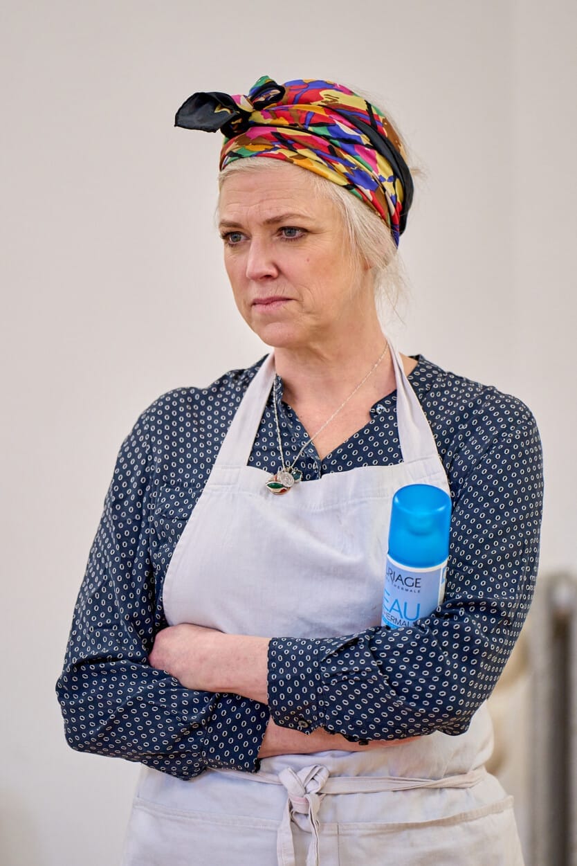 Caroline Harker in rehearsal for The Children. Photo by Manuel Harlan.