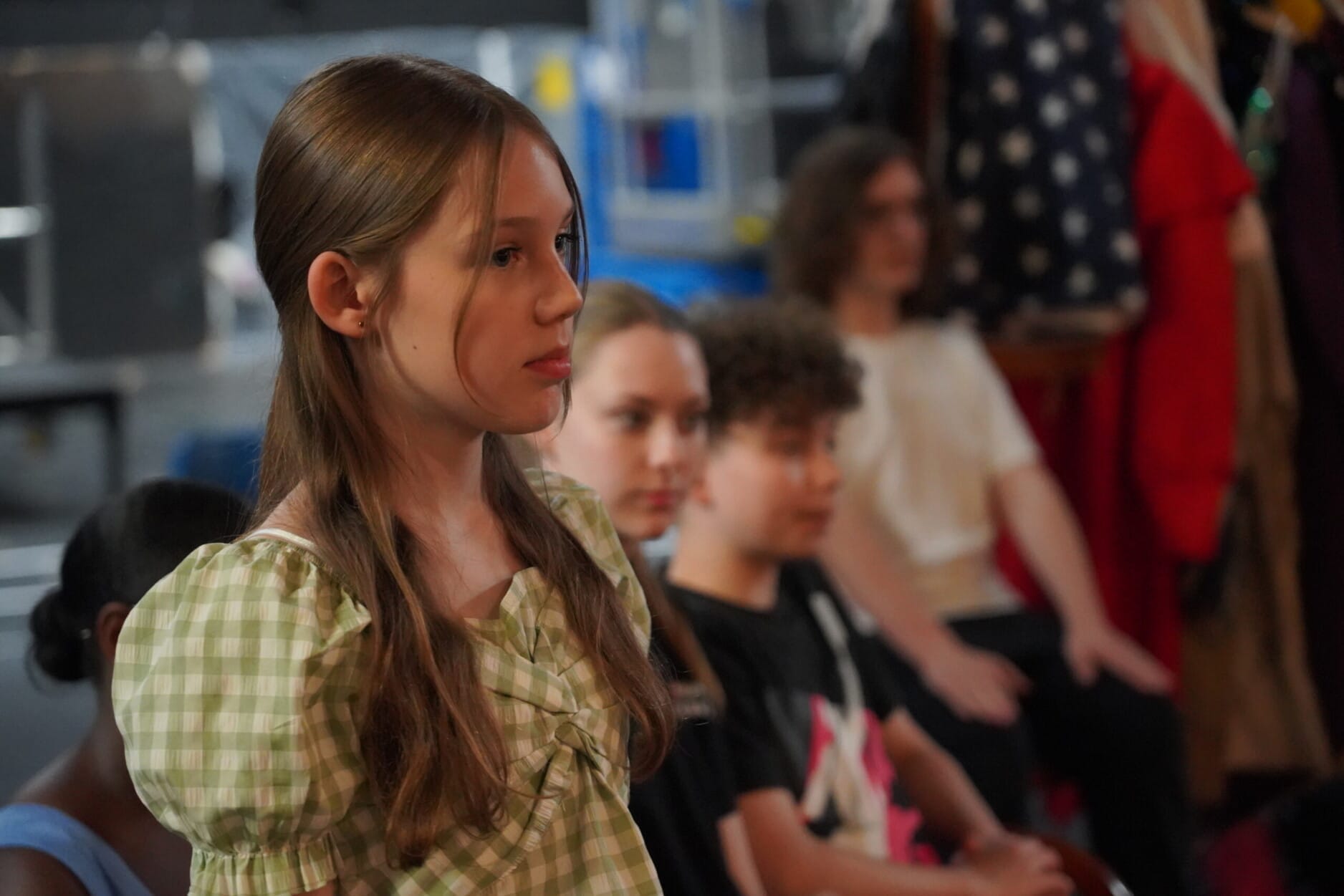 Marley Simpson in rehearsal