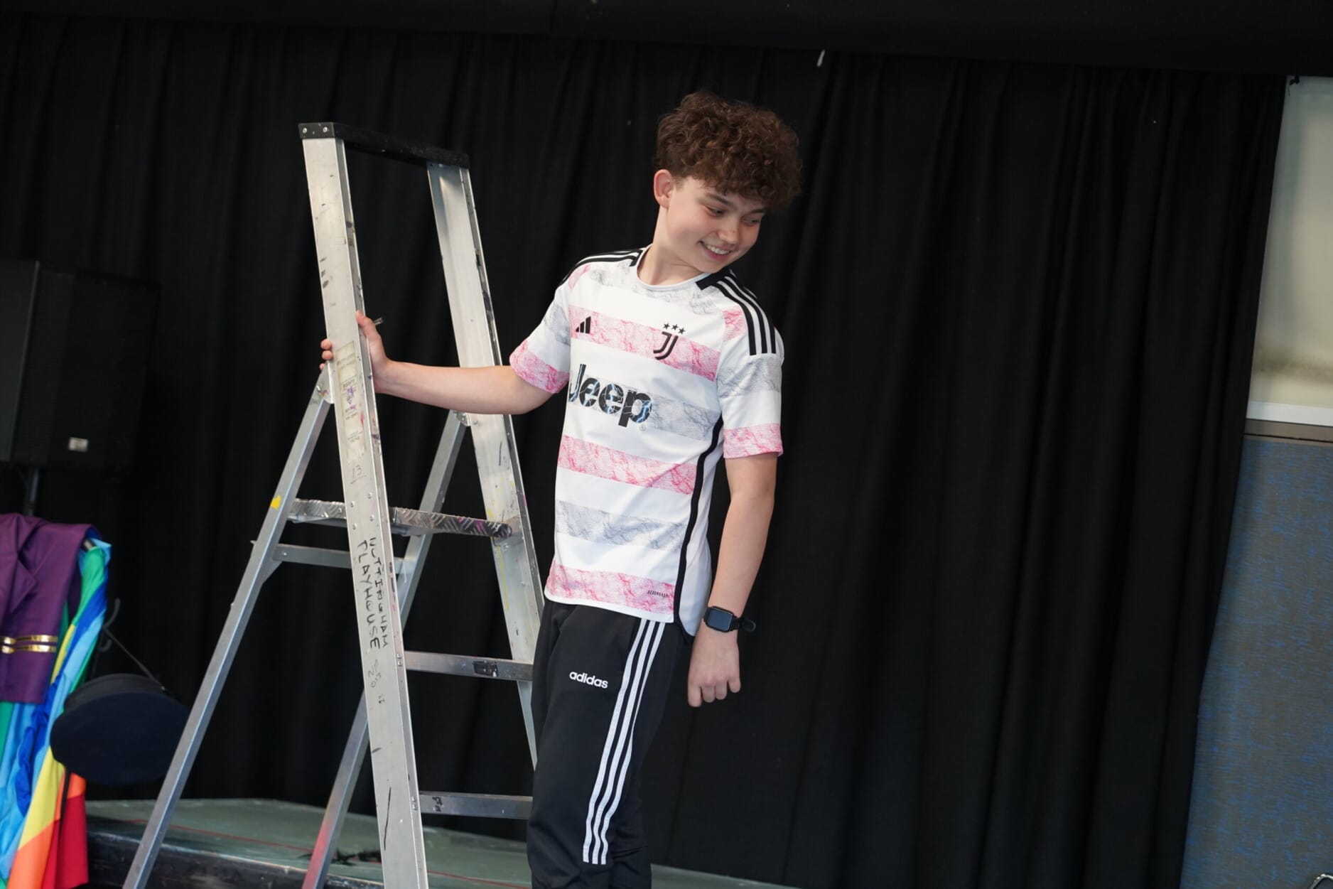 Joseph Grainge in rehearsal