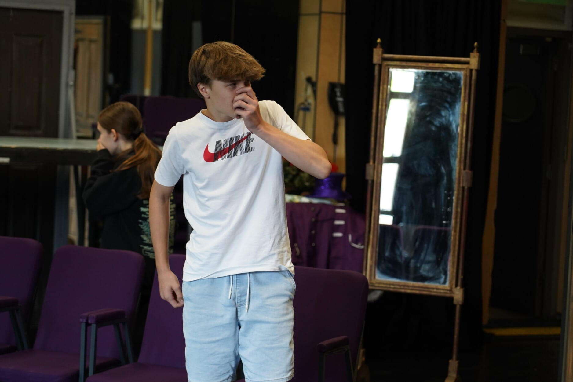 Thomas Pears in rehearsal