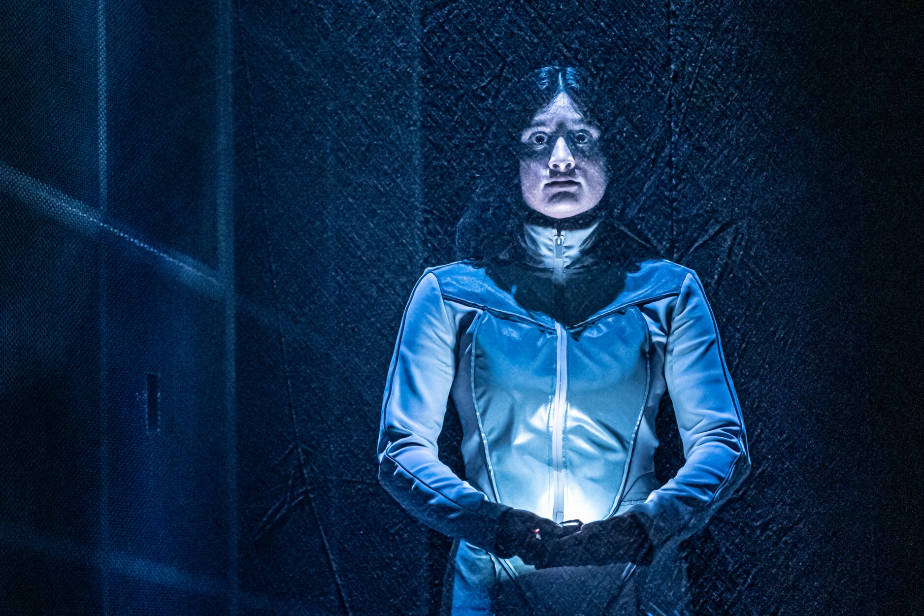 Tanvi Virmani in Minority Report. Photo by Marc Brenner.