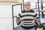 Julie Hesmondhalgh in rehearsal for Punch. Photo by Marc Brenner