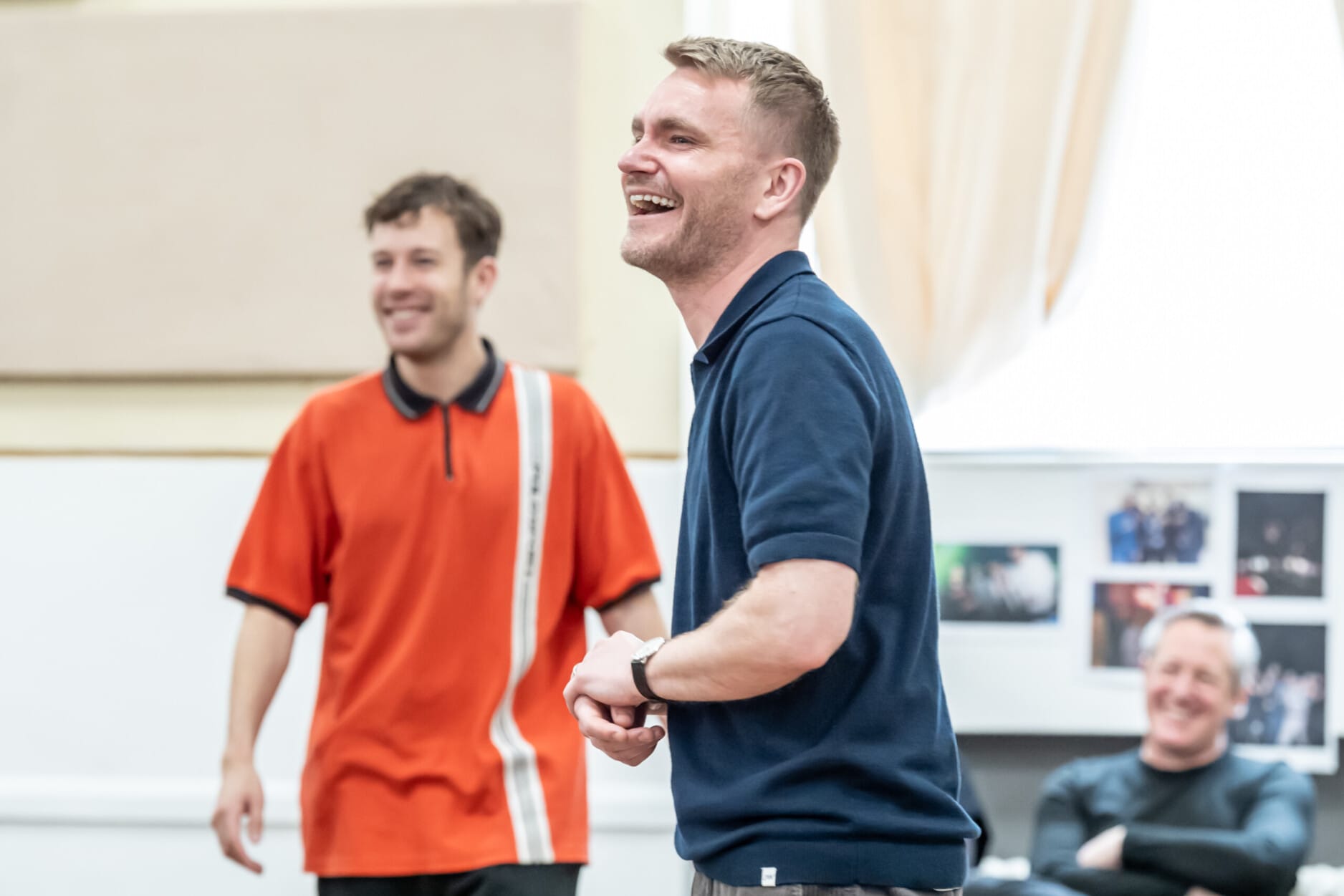 Adam Penford in rehearsal for Punch. Photo by Marc Brenner