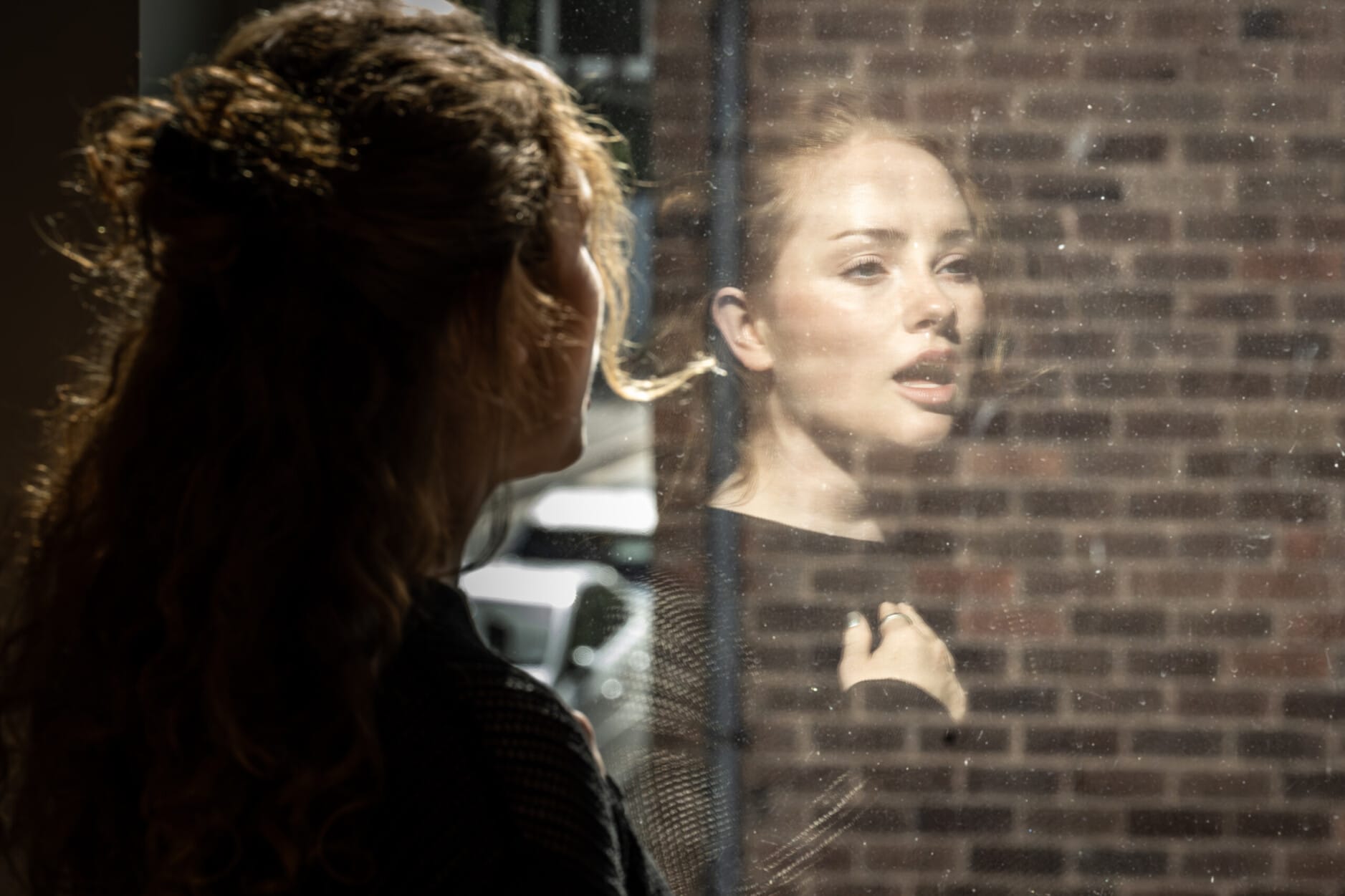 Lauren Conroy in rehearsals 