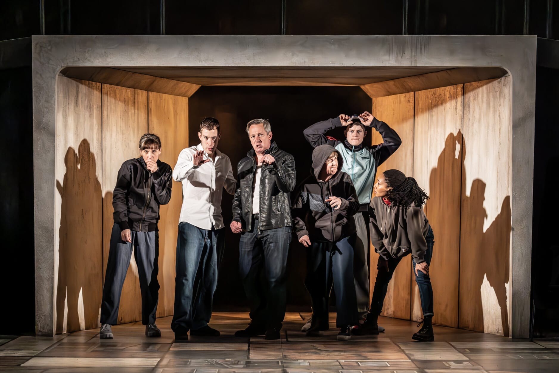 The cast of Punch. Photo by Marc Brenner