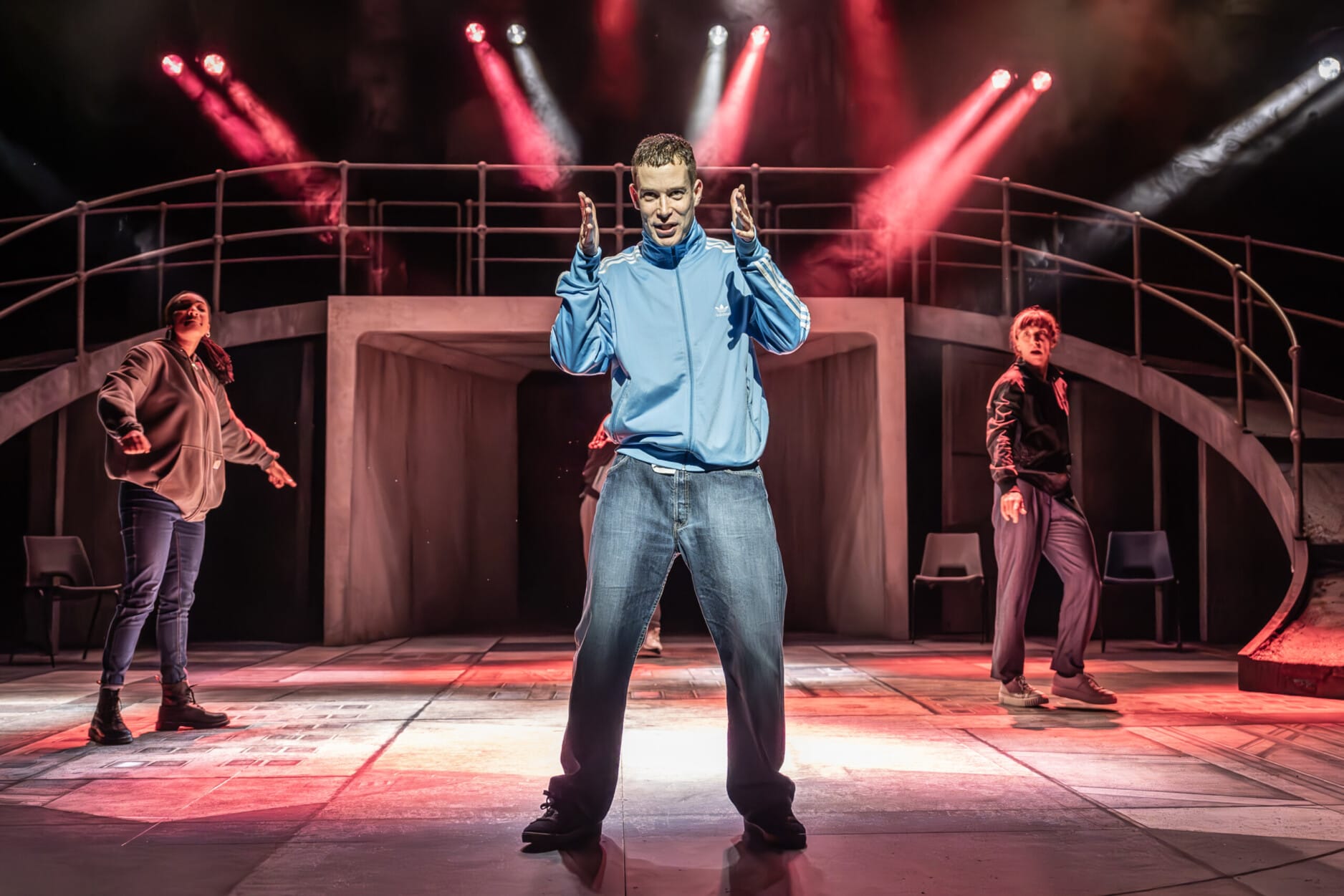 The cast of Punch. Photo by Marc Brenner.