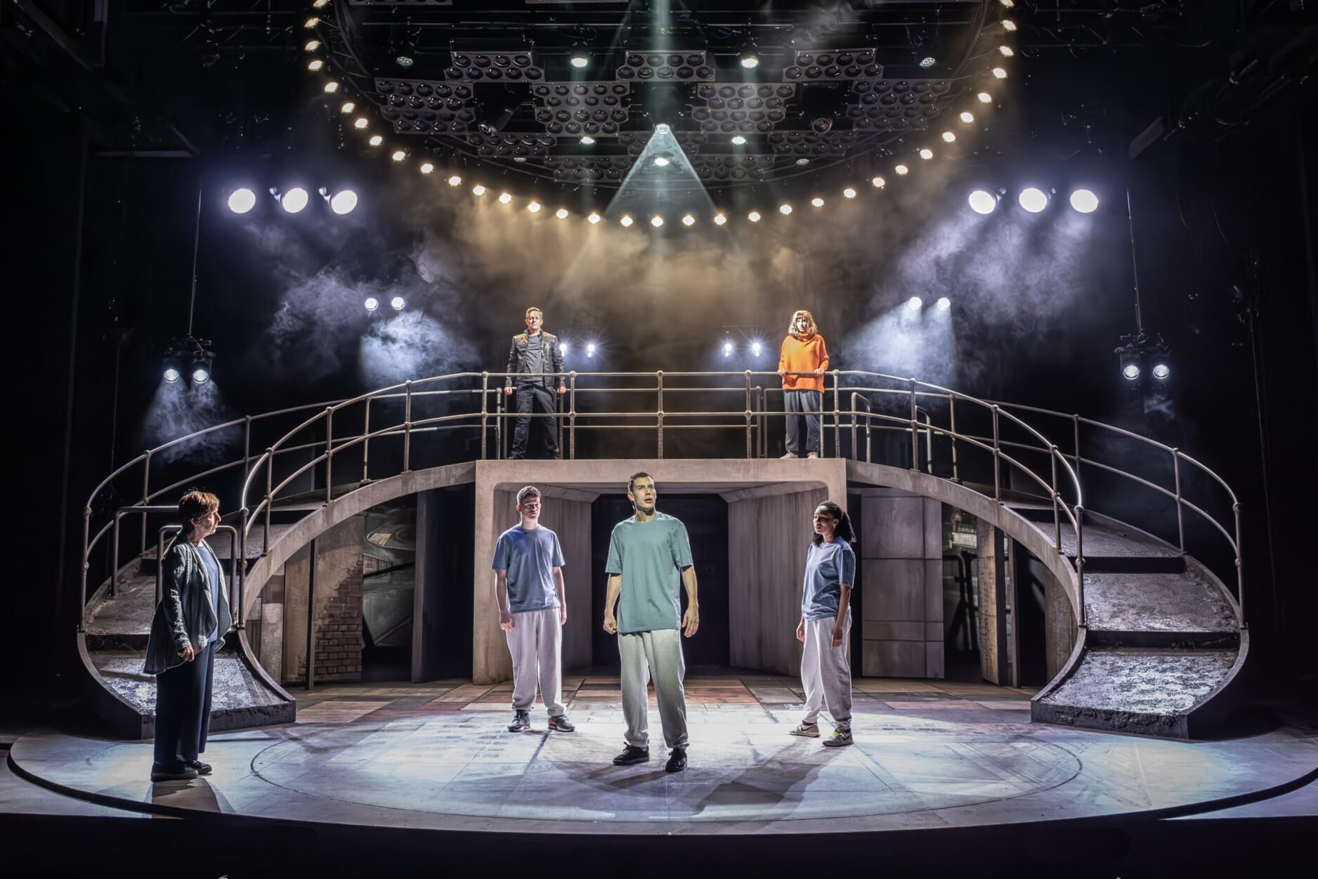 The cast of Punch. Photo by Marc Brenner.