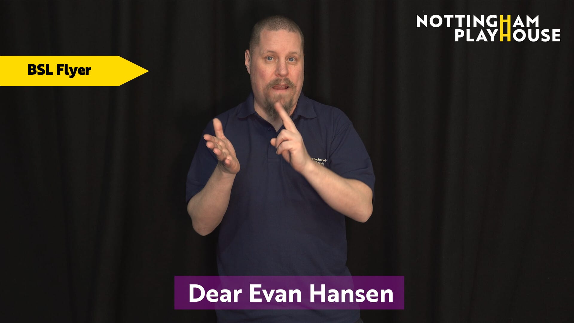 Dear Evan Hansen - BSL Flyer