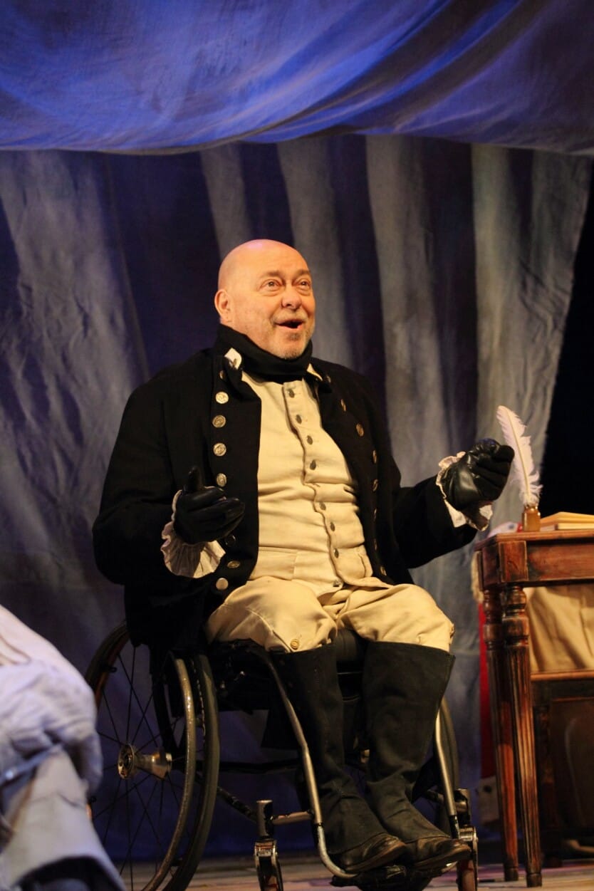 Garry Robson in Our Country's Good. Photography by Catherine Ashmore.