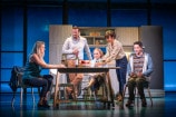 Alice Fearn as Heidi Hansen, Richard Hurst as Larry Murphy, Lauren Conroy as Zoe Murphy, Helen Anker as Cynthia Murphy and Ryan Kopel as Evan Hansen.