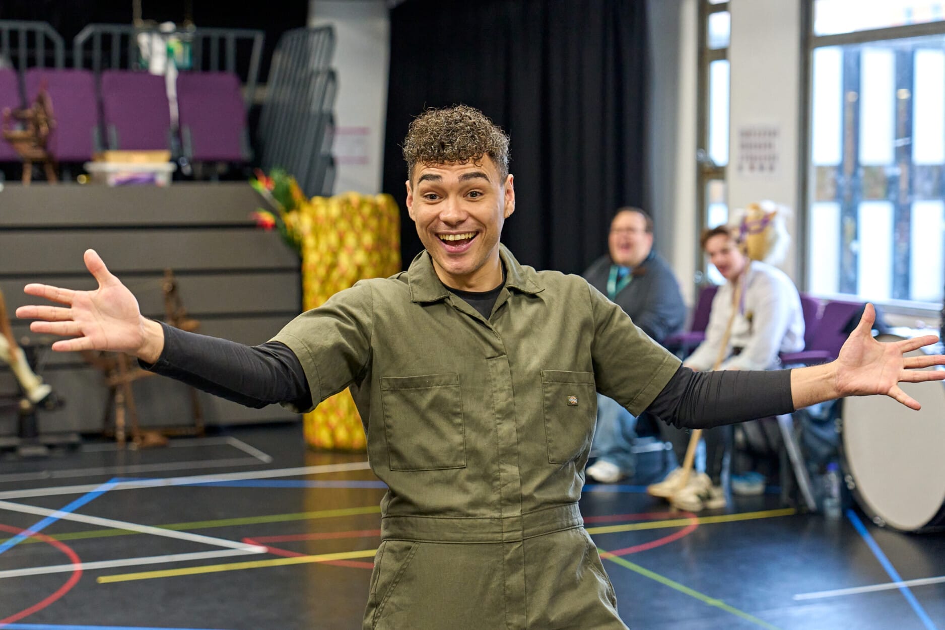 Danny Hendrix in rehearsals for Sleeping Beauty. Photo by Manuel Harlan.