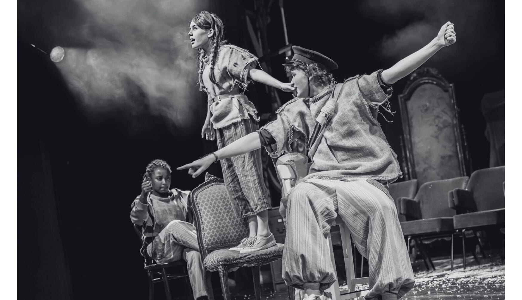 Photo from The Trials, a TGB production at Nottingham Playhouse. Credit Pamela Raith.