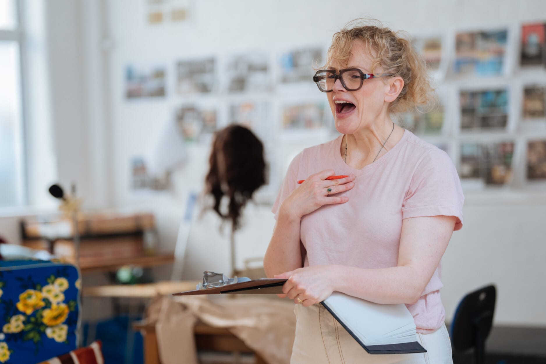 Maxine Peake in rehearsal