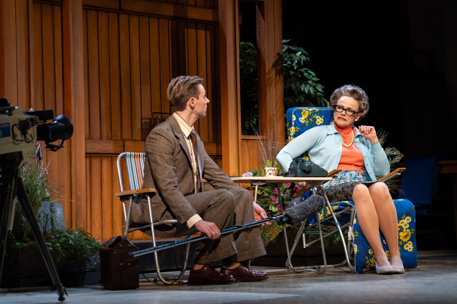 Samuel Barnett and Maxine Peake in The Last Stand of Mrs. Mary Whitehouse. Photo by Helen Murray.