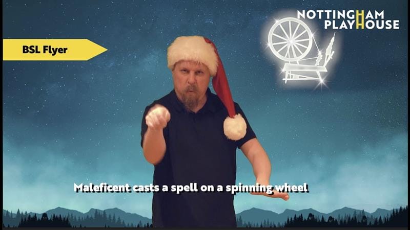 Sleeping Beauty Pantomime - BSL Flyer