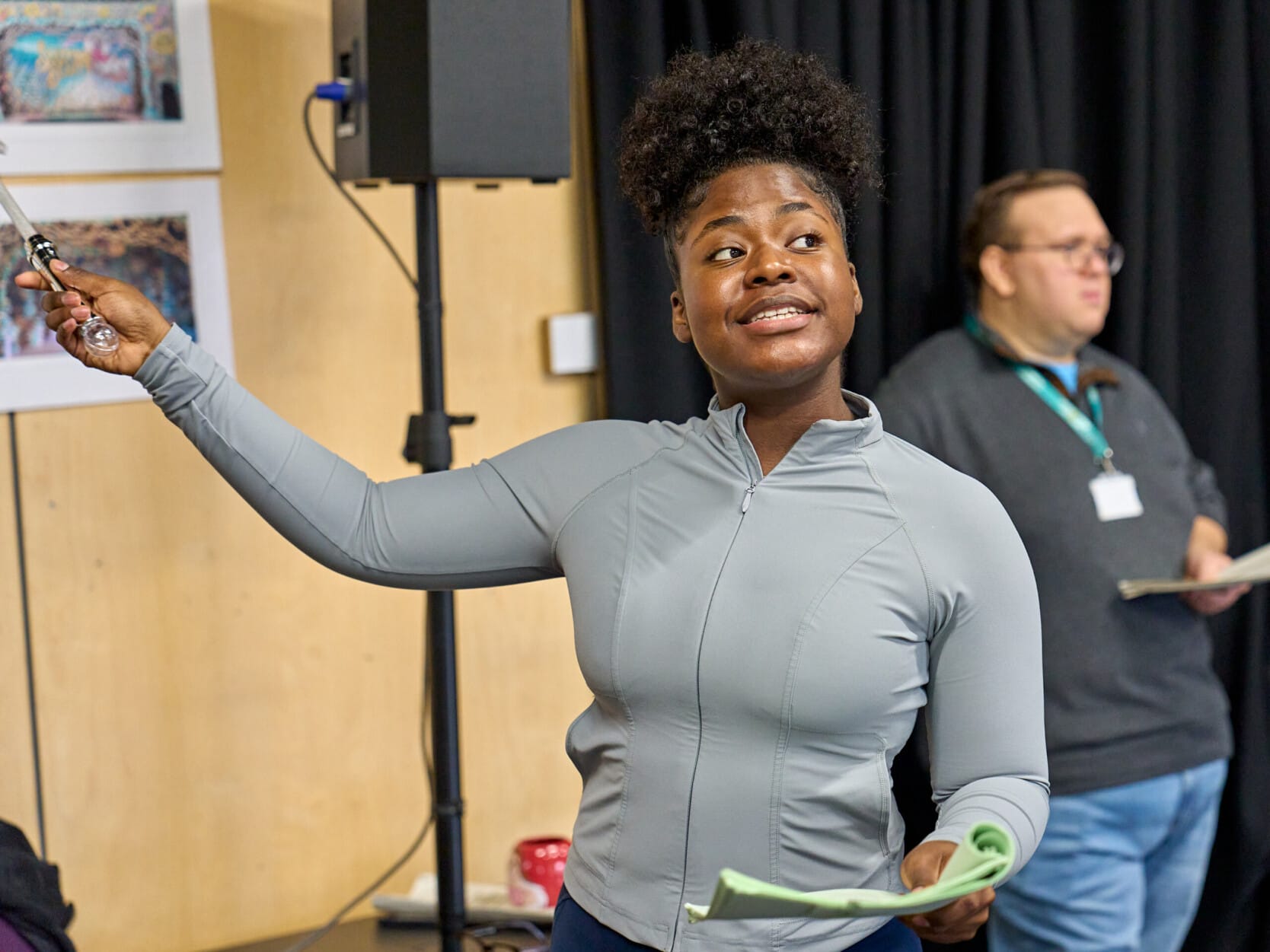 Charis Alexandra in rehearsals for Sleeping Beauty. Photo by Manuel Harlan.