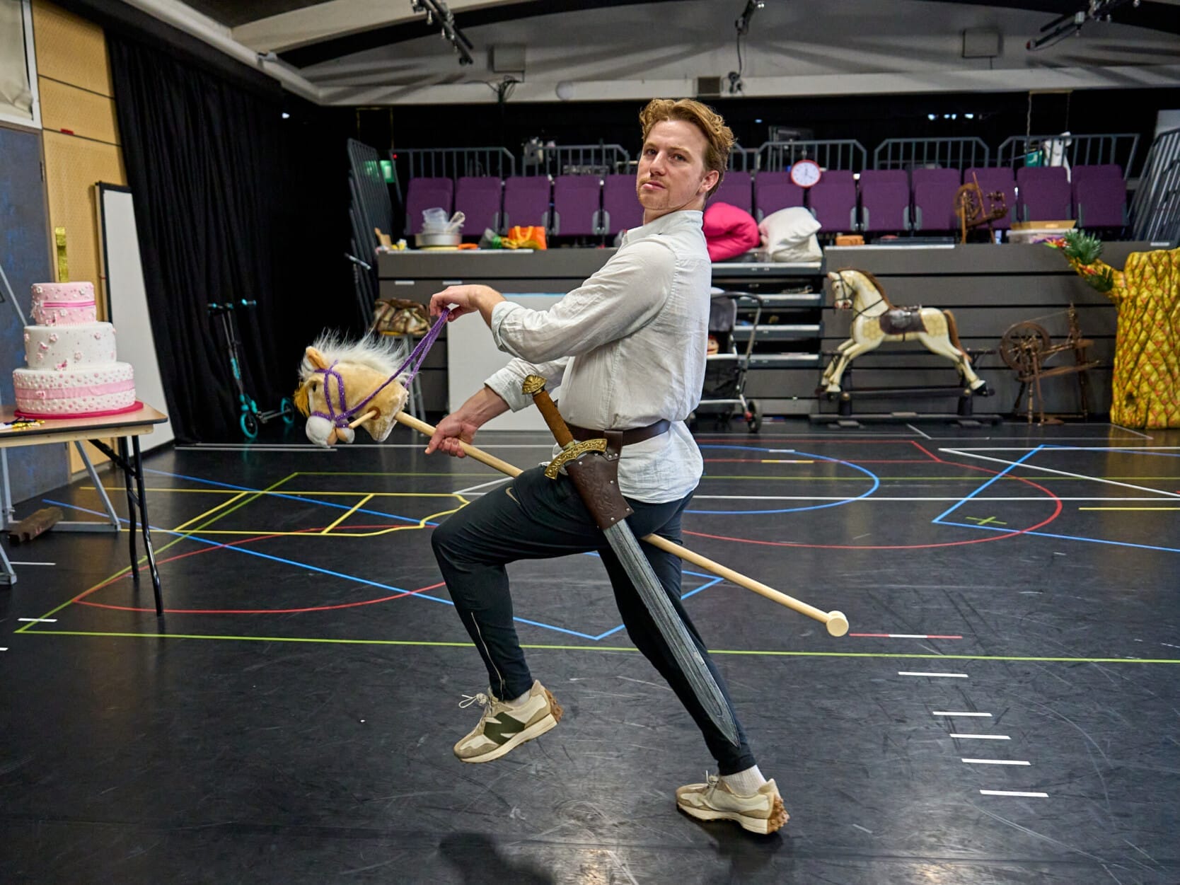 Seb Harwood in rehearsals for Sleeping Beauty. Photo by Manuel Harlan.